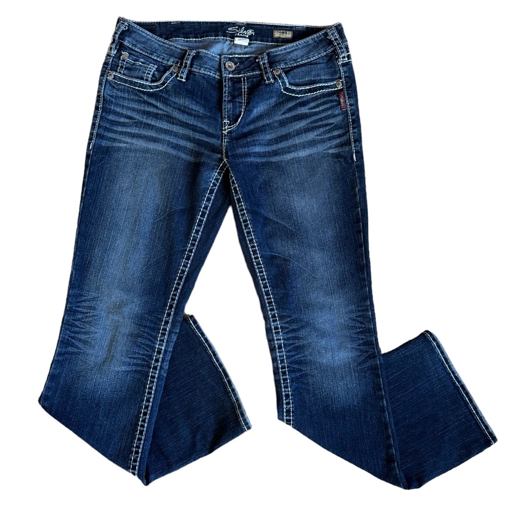 Silver Aiko Boot Cut Medium Wash Jeans 32X33 (Measures 32X32)